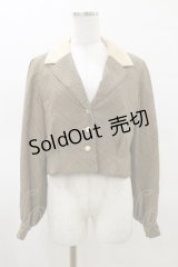 PINK HOUSE CHELSEA / チェックジャケット 2（S) ブラウン H-25-03-26-034-EL-JA-NS-ZH