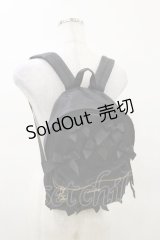 Maison de FLEUR / ランダムリボンリュック  ブラック H-25-03-26-004-LO-BG-NS-ZH
