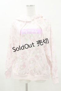 Avail / サンリオキャラクターズコラボ/マイメロディパーカー M ピンク H-25-03-26-038-LO-TO-NS-ZH