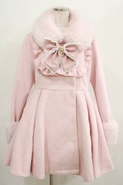 画像1: Pal elfy / リボンプリンセスコート L ピンク H-25-03-27-001-GO-CO-NS-ZT-C019