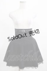 Ank Rouge / ウエストベルトフレアスカート M ブラック H-25-03-27-030-CA-SK-NS-ZH