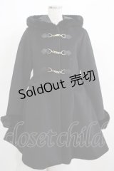 Amavel / ビットバックルフーディーコート Free ブラック H-25-03-27-005-CA-CO-NS-ZT-C007