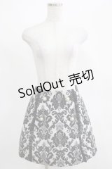 Ank Rouge / レースツイードスカート M ブラックA H-25-03-27-039-CA-SK-NS-ZH