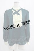 Maison de FLEUR Petite Robe canone / アリアが聴こえるブラウス Free Green H-25-03-27-047-EL-BL-NS-ZH