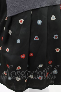 画像5: Jane Marple Dans Le Salon / Knit&Playing cards collaborationドレス M ミックスグレー×ブラック H-25-03-27-1008-JM-OP-KB-ZH