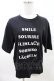 画像1: Jane Marple Dans Le Salon / Just smile T-shirt M ブラック×オフ H-25-03-27-1014-JM-TO-KB-ZH (1)
