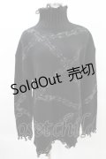【SALE】KILL STAR / Chained Knit Sweater XS ブラック H-25-03-27-1017-SL-TO-KB-ZT224