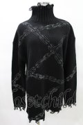 KILL STAR / Chained Knit Sweater XS ブラック H-25-03-27-1018-SL-TO-KB-ZH