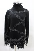 KILL STAR / Chained Knit Sweater S ブラック H-25-03-27-1020-SL-TO-KB-OS