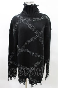KILL STAR / Chained Knit Sweater S ブラック H-25-03-27-1021-SL-TO-KB-ZH
