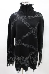 KILL STAR / Chained Knit Sweater S ブラック H-25-03-27-1022-SL-TO-KB-ZH