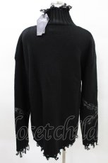 画像2: 【SALE】KILL STAR / Chained Knit Sweater S ブラック H-25-03-27-1022-SL-TO-KB-ZT211 (2)