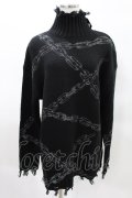 KILL STAR / Chained Knit Sweater S ブラック H-25-03-27-1023-SL-TO-KB-ZH