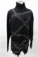 画像1: KILL STAR / Chained Knit Sweater M ブラック H-25-03-27-1025-SL-TO-KB-ZH (1)