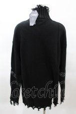 画像2: 【SALE】KILL STAR / Chained Knit Sweater M ブラック H-25-03-27-1026-SL-TO-KB-ZT318 (2)
