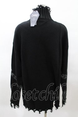 画像2: KILL STAR / Chained Knit Sweater M ブラック H-25-03-27-1026-SL-TO-KB-ZH