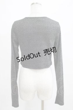 画像3: Ank Rouge / エンジェル刺繍ラメテレコカーデ M ブラック H-25-03-27-059-CA-TO-NS-ZH