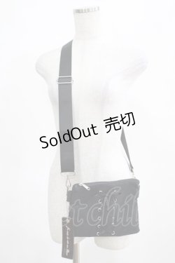 画像1: Ank Rouge / スピンドルサコッシュ  ブラック H-25-03-27-061-CA-BG-NS-ZH