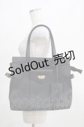 axes femme / バラエンボストートバッグ  ブラック H-25-03-27-064-AX-BG-NS-ZH