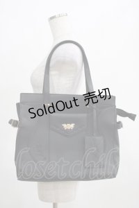 axes femme / バラエンボストートバッグ  ブラック H-25-03-27-064-AX-BG-NS-ZH