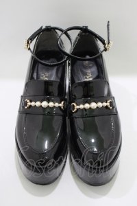 Ank Rouge / パールビットローファー M ブラック H-25-03-27-072-CA-SH-NS-ZH