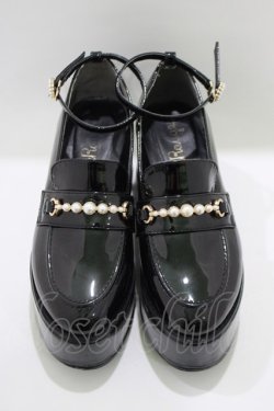画像1: Ank Rouge / パールビットローファー M ブラック H-25-03-27-072-CA-SH-NS-ZH
