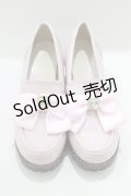 Amavel / ハートビジュー付ローファーパンプス L ピンク H-25-03-27-076-CA-SH-NS-ZH