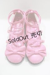 Angelic Pretty / Tea Party Shoes L ダークピンク H-25-03-27-077-AP-SH-NS-ZH