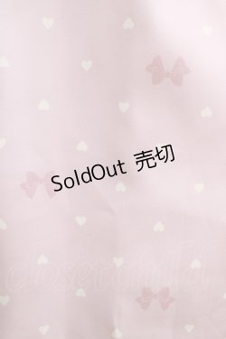 画像4: axes femme kawaii / ハートドット柄ジャンスカ M ピンク H-25-03-27-010-AX-OP-NS-ZH