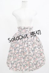 Innocent World / クラシカルローズスカート M ネイビー H-25-03-27-015-IW-SK-NS-ZH