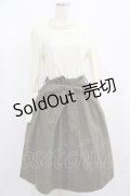 axes femme / 前釦デザインドッキングワンピース M カーキ H-25-03-27-018-AX-OP-NS-ZH