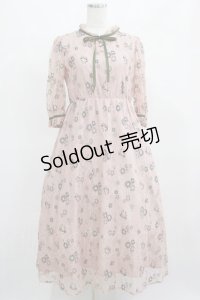 Maison de FLEUR Petite Robe canone / エミリーのお花畑用ワンピース S Pink H-25-03-27-020-EL-OP-NS-ZH