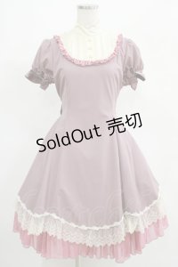 ATELIER PIERROT / ピンタックヨークワンピース  ピンク H-25-03-28-001-EL-OP-KB-ZH