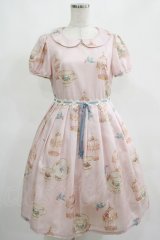 Emily Temple cute / 青い鳥ワンピース  ピンク H-25-03-28-003-ET-OP-KB-ZH