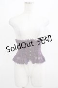 ATELIER PIERROT / Frill Short Corset  パープル H-25-03-28-030-EL-TO-KB-ZH