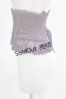 画像3: ATELIER PIERROT / Frill Short Corset  パープル H-25-03-28-030-EL-TO-KB-ZH