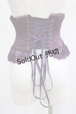 画像4: ATELIER PIERROT / Frill Short Corset  パープル H-25-03-28-030-EL-TO-KB-ZH