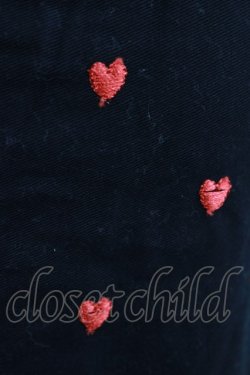 画像5: lilLilly / ハート刺繍ミニスカート FREE 黒 H-25-03-28-037-LO-BL-KB-ZH
