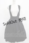 MILK / dressジャンパースカート  ブラック H-25-03-28-004-ML-OP-KB-ZT008