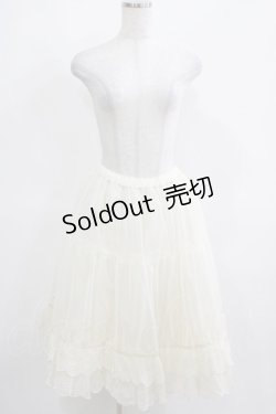 画像1: Melody BasKet / Cotton candyパニエ  アイボリー H-25-03-28-040-LO-SK-KB-ZH