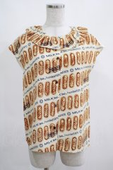 MILK / Biscottiブラウス  チョコビスケット H-25-03-28-043-ML-BL-KB-ZH