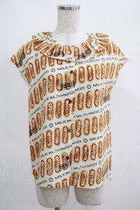 MILK / Biscottiブラウス  チョコビスケット H-25-03-28-043-ML-BL-KB-ZH