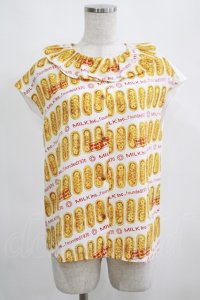 MILK / Biscottiブラウス  プレーンビスケット H-25-03-28-044-ML-BL-KB-ZH