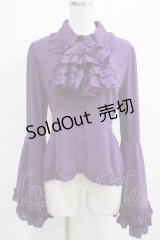 ATELIER PIERROT / ルイーズ ジャボタイ ブラウス  パープル H-25-03-28-045-EL-BL-KB-ZH