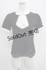 Shirley Temple / ケーキ刺繍タイ付カットソー 160 黒 H-25-03-28-046-ET-TO-KB-ZH