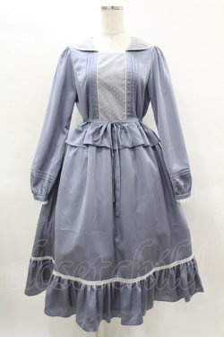 画像1: Melody BasKet / Lilibet dress M ブルーグレー H-25-03-28-1026-LO-OP-NS-ZH