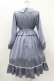画像2: Melody BasKet / Lilibet dress M ブルーグレー H-25-03-28-1026-LO-OP-NS-ZH (2)