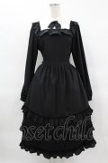 Melody BasKet / Shiny dot dress L ブラック H-25-03-28-1028-LO-OP-KB-ZH