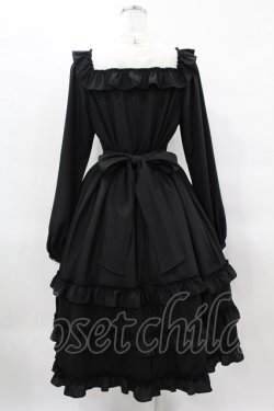 画像2: Melody BasKet / Shiny dot dress L ブラック H-25-03-28-1028-LO-OP-KB-ZH