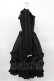 画像3: Melody BasKet / Shiny dot dress L ブラック H-25-03-28-1028-LO-OP-KB-ZH (3)
